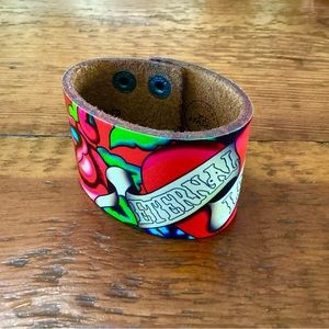Ed Hardy Leather Cuff